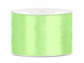Satijn lint 50 mm pastelgroen 6 meter 