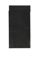 Kraft zakjes 7 x 13 cm zwart
