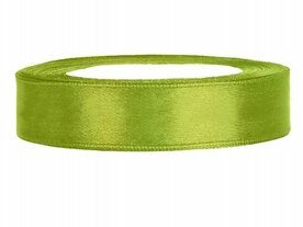 Satijn lint 1.5 cm breed lime groen