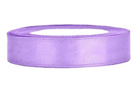 Satijn lint 15 mm breed lavendel 100 meter rol