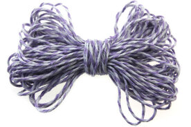 Bakkerstouw lavendel wit 5 meter