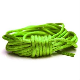 Satijn koord 1.5 mm olijf groen