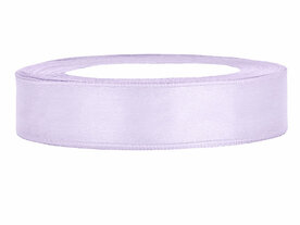 6 meter Satijn lint 1 cm lavendel