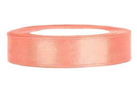 Satijn lint 1 cm sweet rosy pink