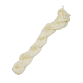 Nylon koord geweven 2 mm warm ivoor