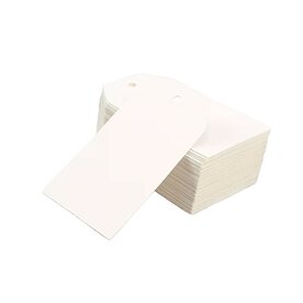 Labels wit 2.5 x 5 cm 10 stuks