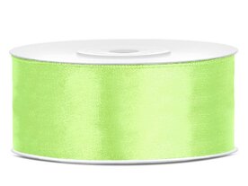 Satijn lint 25 mm breed pistache goedkooplint.nl