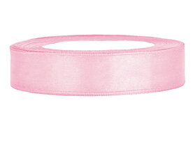 Satijn lint 1.5 cm breed roze
