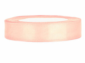 Satijn lint 1.5 cm breed zalm