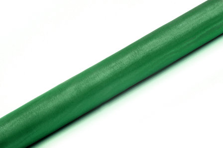 Organza op rol 36 cm breed groen