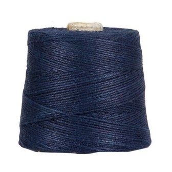 Jute touw donker blauw 3 mm dik 10 meter 