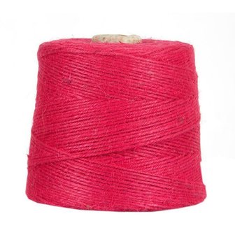 Jute touw fuchsia 3 mm dik 10 meter 