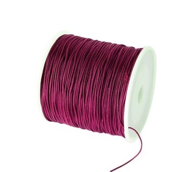 Nylonkoord 1 mm aubergine