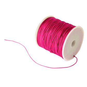 Nylonkoord 1 mm fuchsia