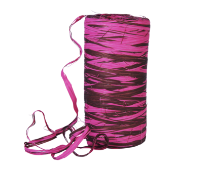 Raffia fuchsia bruin