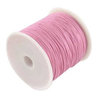 Nylonkoord 1 mm oud roze