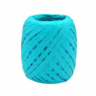 Papier raffia aqua