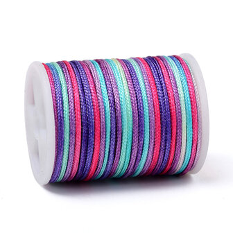 Polyester koord 1.5 mm dikte kleurverloop NR 11