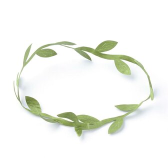 Groene blaadjes lint 5 meter 