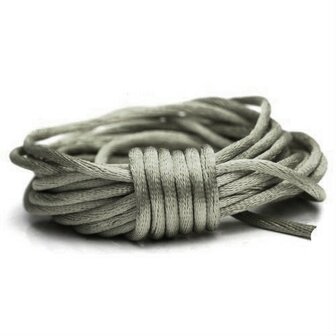 Satijn koord 2 mm grijs 4 meter