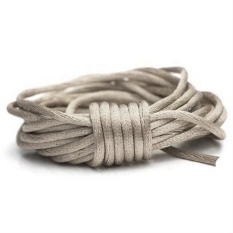 3 meter Satijnkoord 2 mm taupe