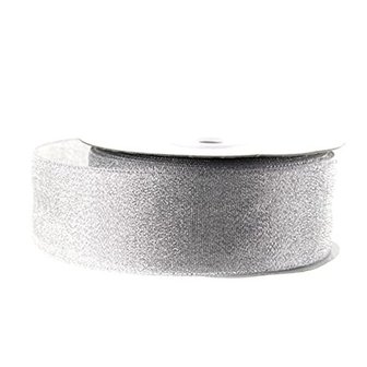 Lint Zilver Metallic 2.5 cm 