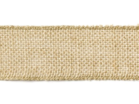 Jute lint 5 cm breed 5 meter rol extra kwaliteit 1