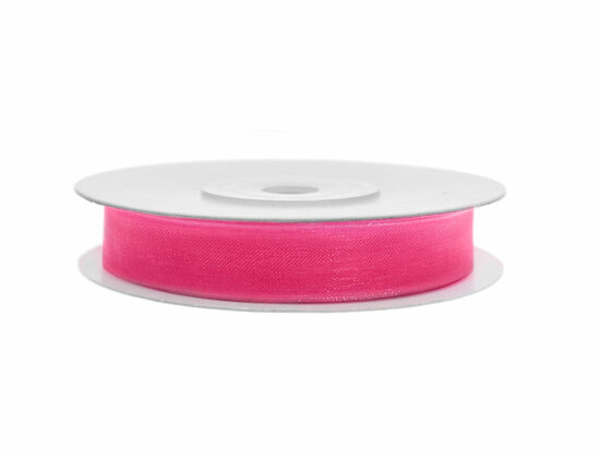 Organza lint 3 mm fuchsia