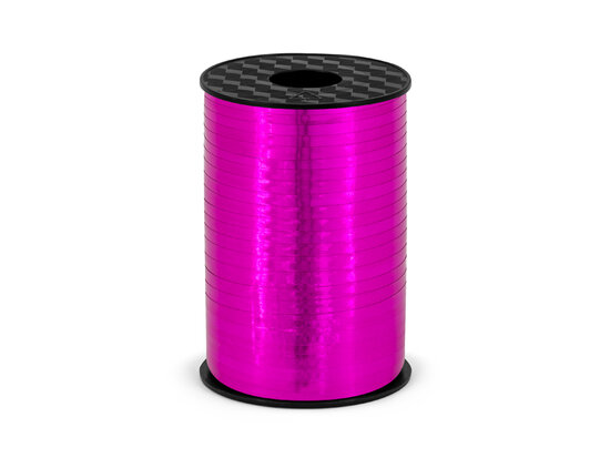 Krullint metallic fuchsia 225 meter rol