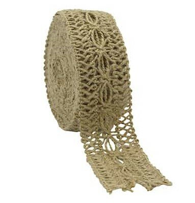 Jute lint deluxe 4 cm breed 5 meter 