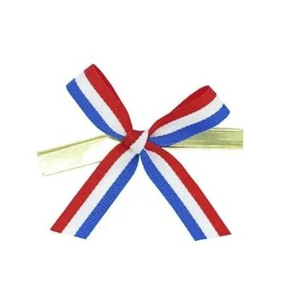 Strik nederlandse vlag 1 cm breed lint op clip