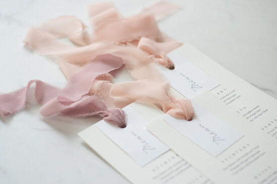 Chiffon lint 4 cm breed roze