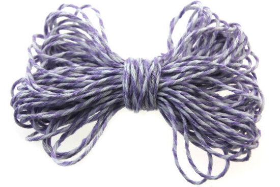 Bakkerstouw lavendel wit 5 meter