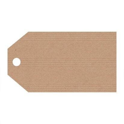Kraft labels 5 x 9 cm