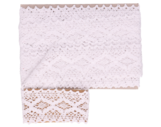 Katoen kant wit 7 cm breed kopen (5 yard)