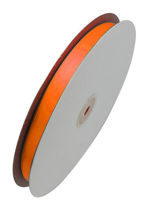 Satijn lint 15 mm breed Oranje