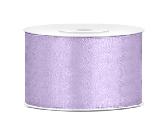 Satijn lint 38 mm Lavendel