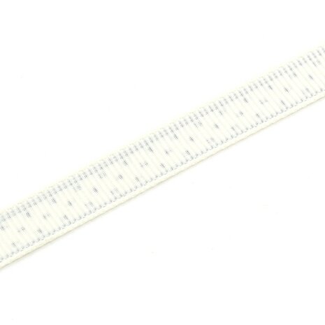 Wolk in verlegenheid gebracht speelplaats Grosgrain lint 1 cm ivoor met streep en sterren 5 meter - Goedkoop lint,  linten groothandel, organza lint, satijn lint