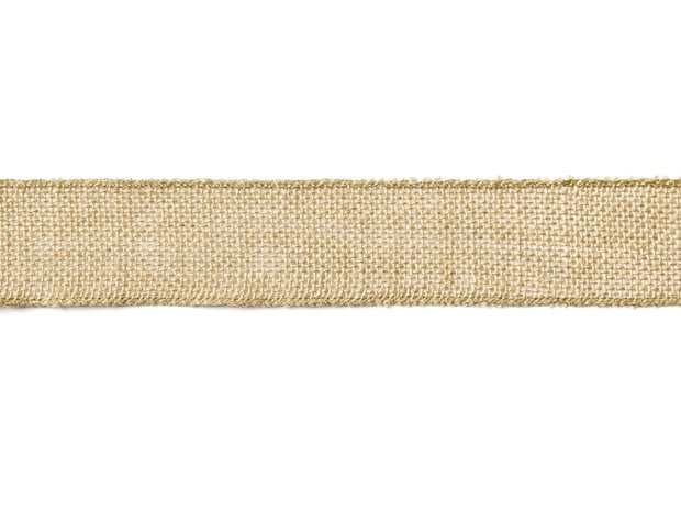 Jute lint 5 cm breed 5 meter rol extra kwaliteit 2
