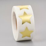 Stickers ster metalic 10 stuks Stickers ster metalic 10 stuks