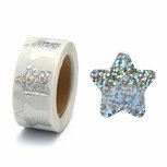 Stickers ster zilver holografisch 10 stuks Stickers ster zilver holografisch 10 stuks