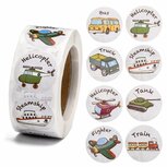 Stickers rond voertuigen 10 stuks Stickers rond voertuigen 10 stuks