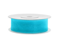 Organza lint 25 mm aqua Organza lint 25 mm aqua