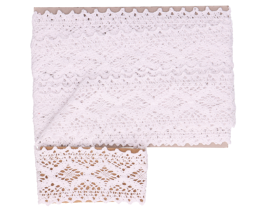 Katoen kant wit 7 cm breed kopen (5 yard)