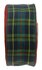 Schotse ruit lint 3.8 cm breed blauw 22 meter rol